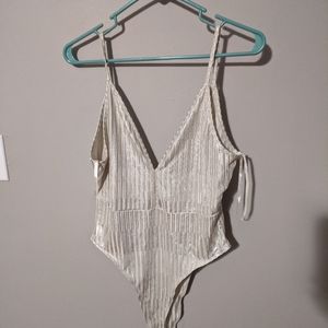 Gold shimmery bodysuit